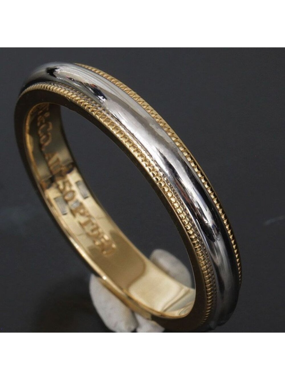 Tiffany & Co Milgrain Ring Yellow Gold